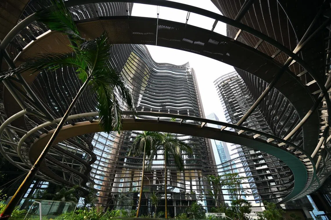 Mixed-use development Marina One brings together residences, retail spaces and offices.