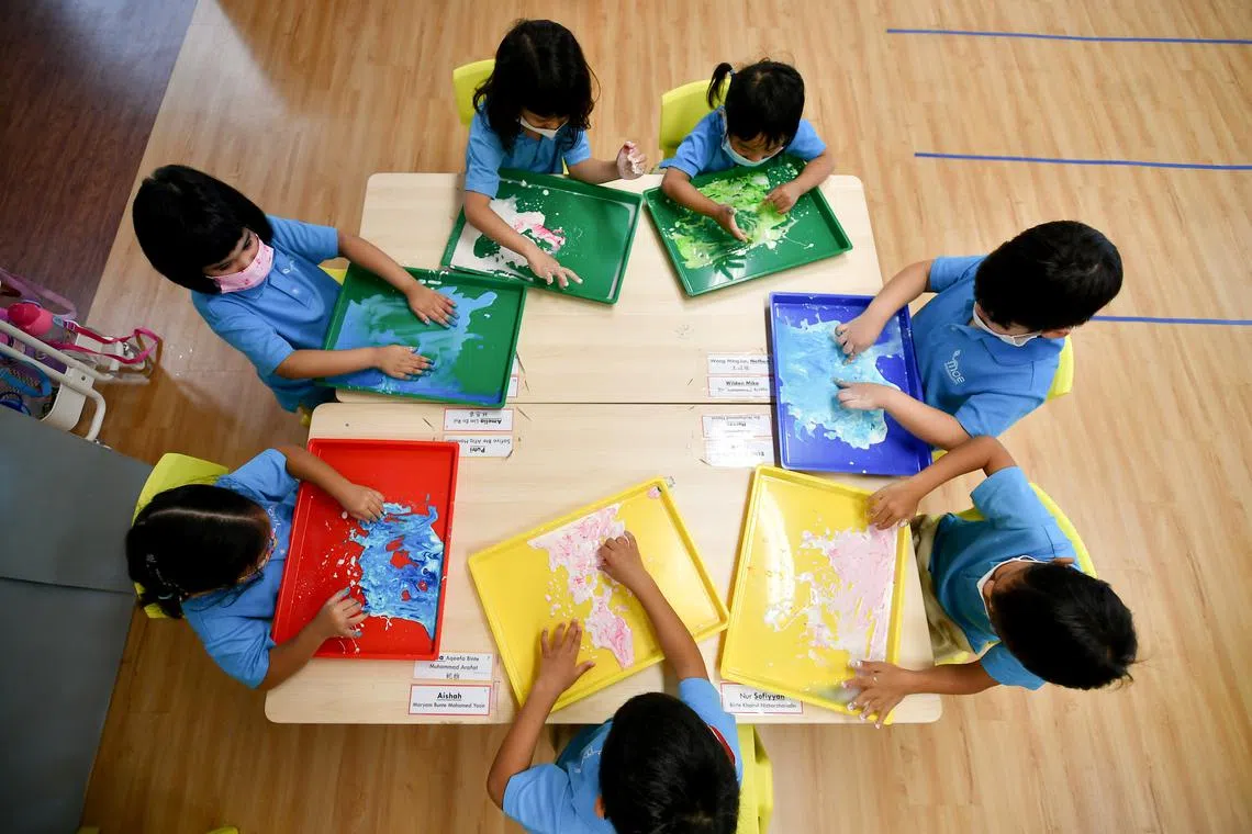 The state of early childhood education in Singapore was one of the areas reviewed by MSF in a report on family trends.