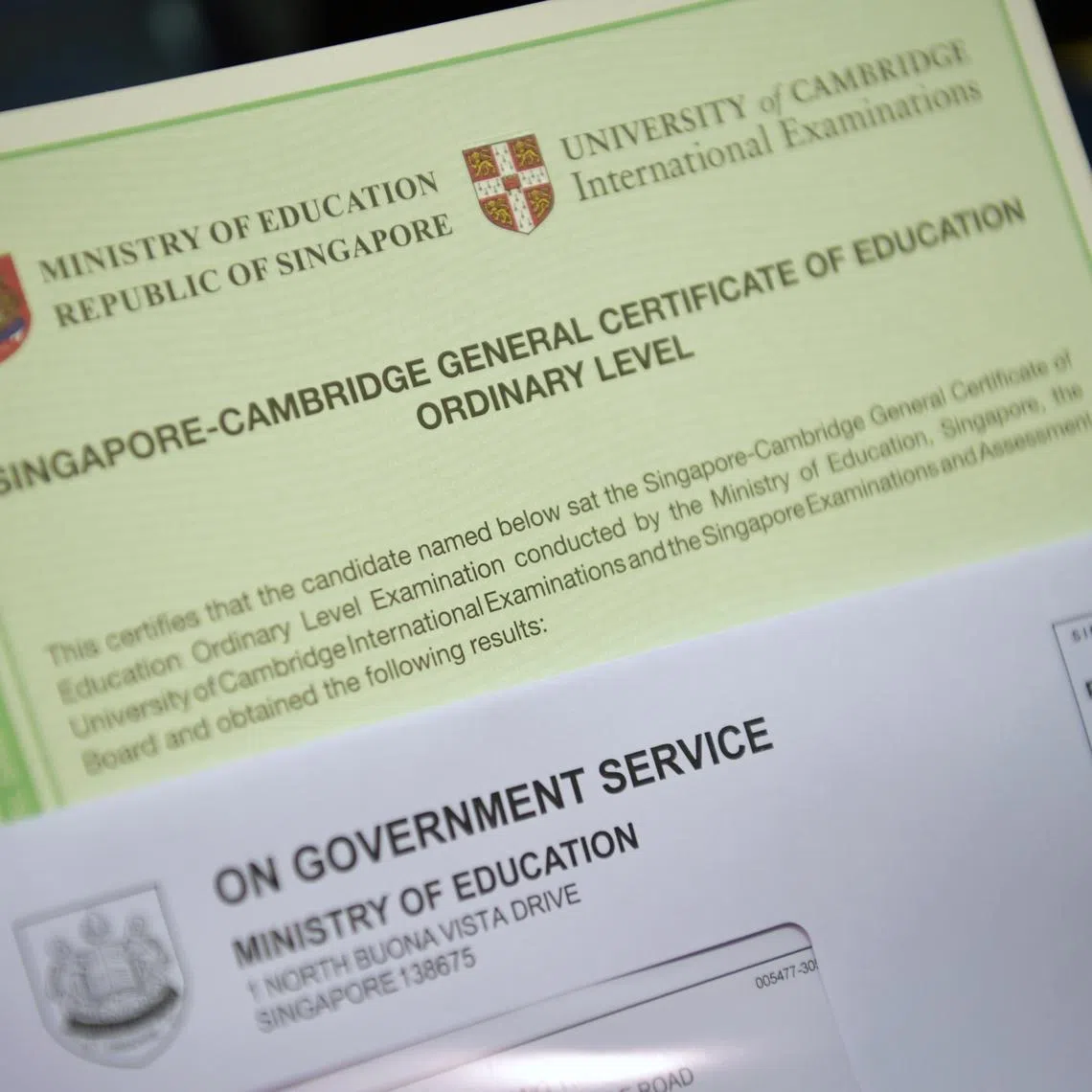 Candidates can receive their results from their secondary schools from 2pm, said the Ministry of Education.