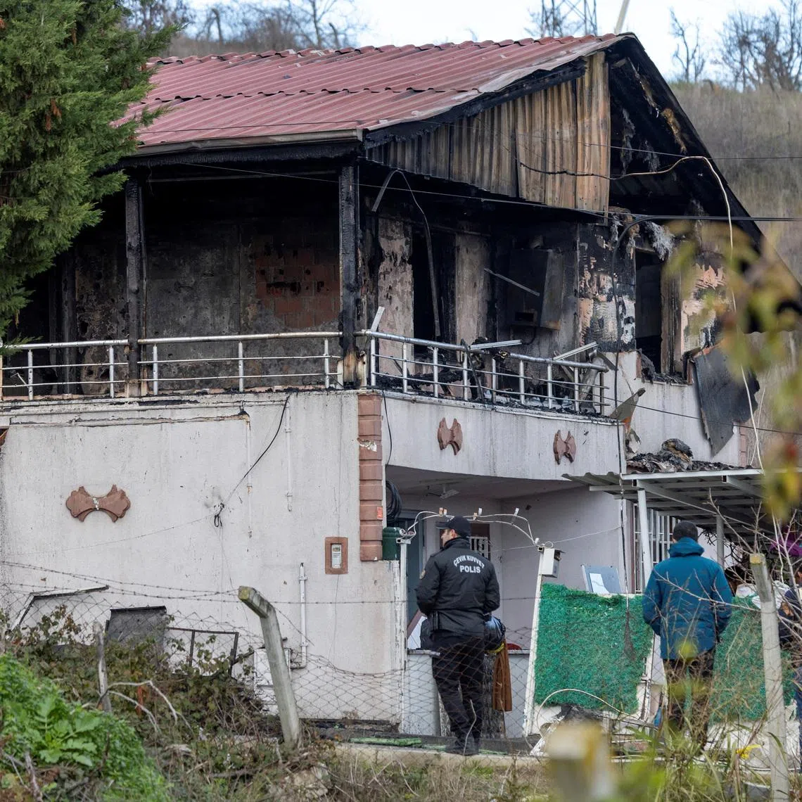 A general view of the house where Turkish security forces launched an operation believed to contain suspected Islamic State militants, and where, three Turkish police officers and six Islamic State militants were killed in a gunfight, according to authorities, in Yalova province, Turkey, December 29, 2025. REUTERS/Umit Bektas/File Photo