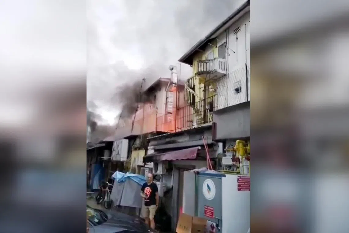 SCDF said it was alerted to the incident at 136 Sims Avenue at around 6pm on Jan 10.