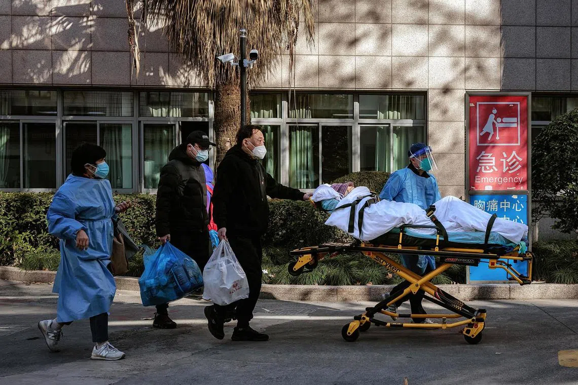 China is now experiencing the world’s biggest surge in infections after restrictions were abruptly lifted.