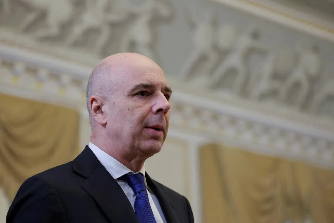 FILE PHOTO: Russia's Finance Minister Anton Siluanov takes part in talks in Saint Petersburg, Russia June 6, 2024. REUTERS/Anton Vaganov/Pool/File Photo