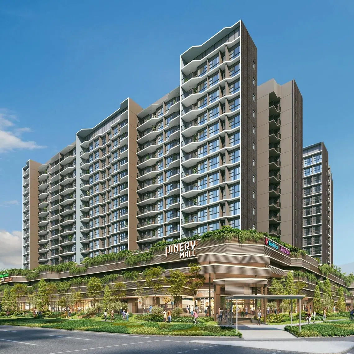 Pinery Residences sold 544 units over its launch weekend at an average selling price of $2,546 per square foot. 