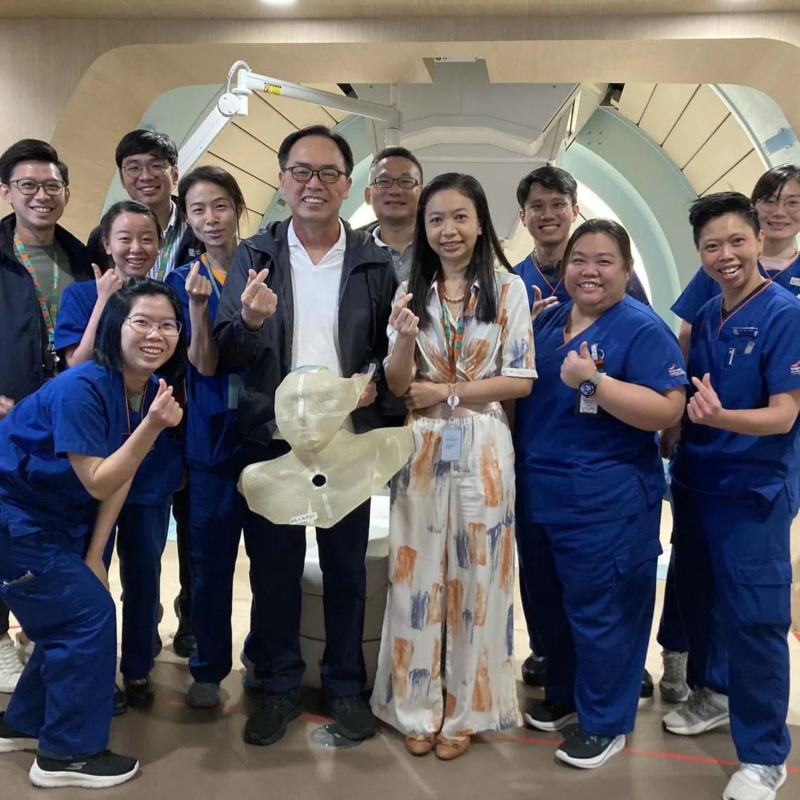 Mr Liang Eng Hwa underwent 33 sessions of daily radiotherapy treatments for seven weeks.