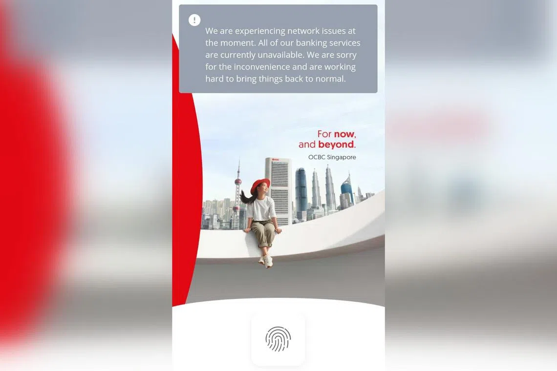 Netizens reported having problems - ranging from bill payments to public transport - using the bank’s services from about 9.30am.