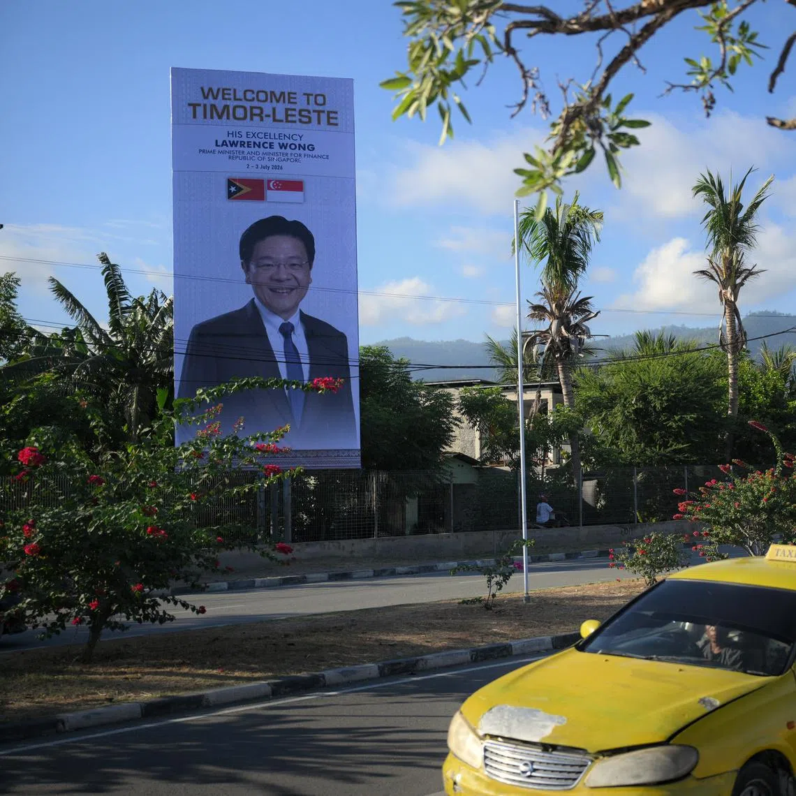 PM Lawrence Wong’s visit reciprocates Timor-Leste Prime Minister Xanana Gusmao’s visit to Singapore in July 2025.