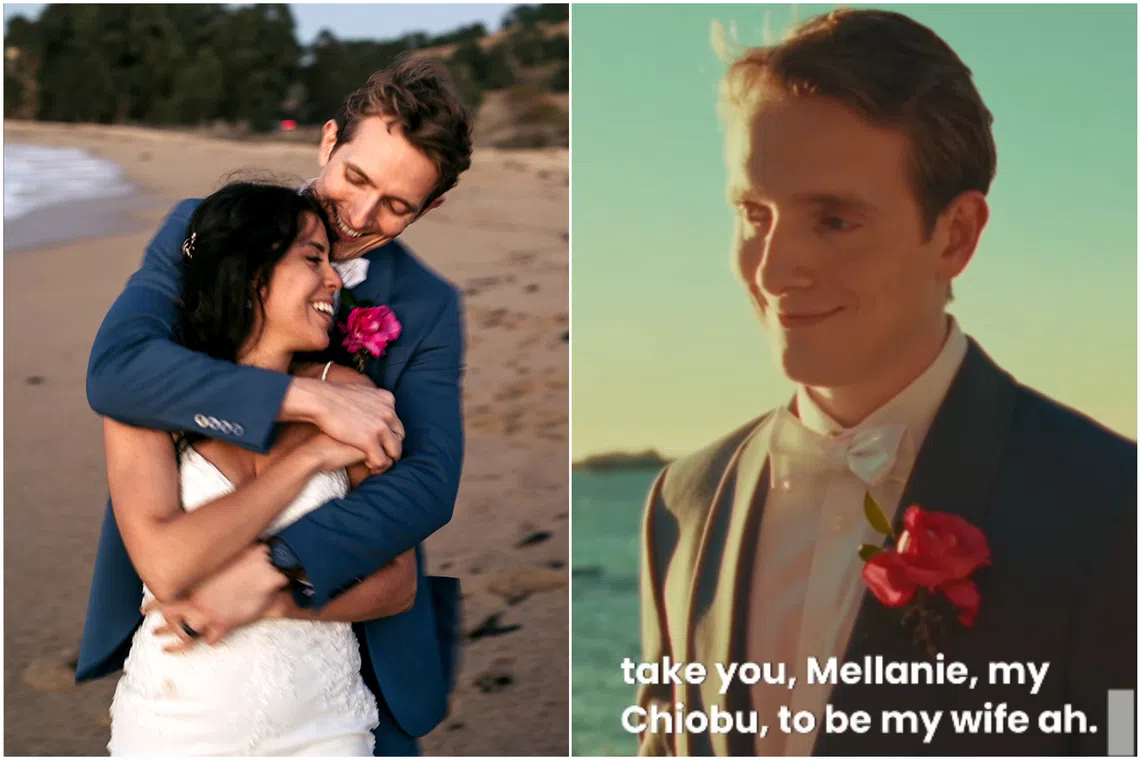 American’s Singlish wedding vows a ‘love letter’ to Singapore