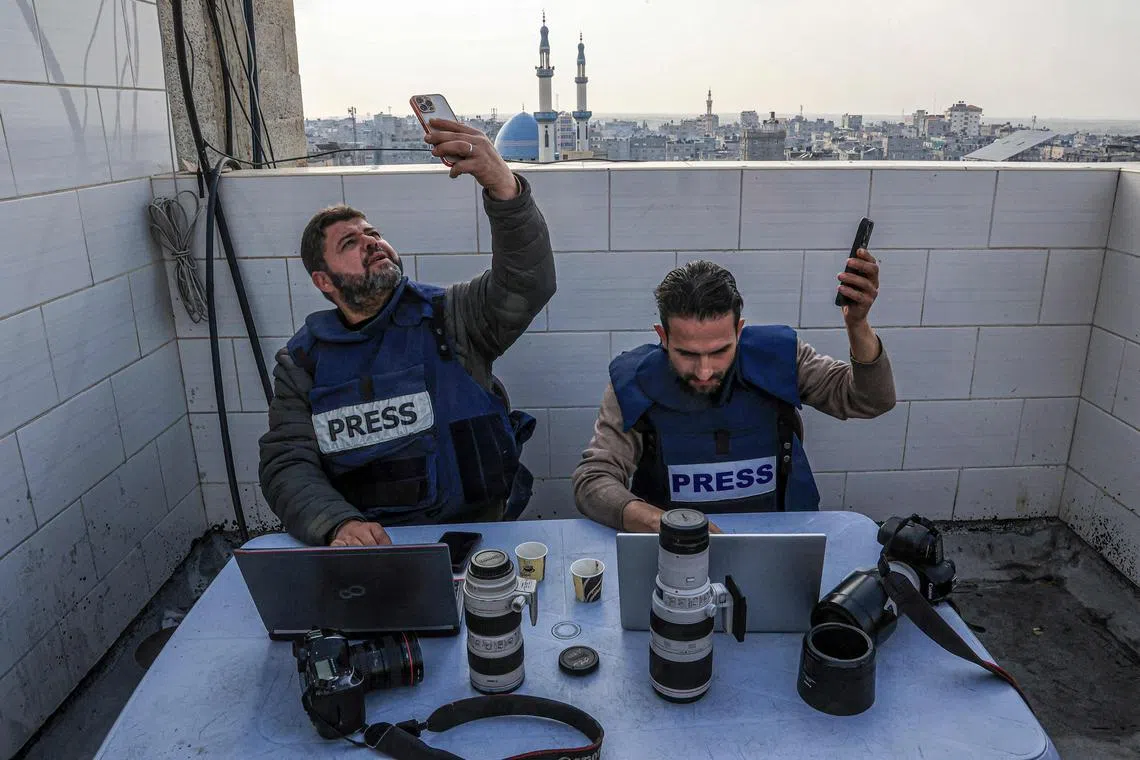 Killings of reporters would have dropped globally year-on-year had it not been for the deaths in Gaza, Israel and Lebanon, the CPJ said.