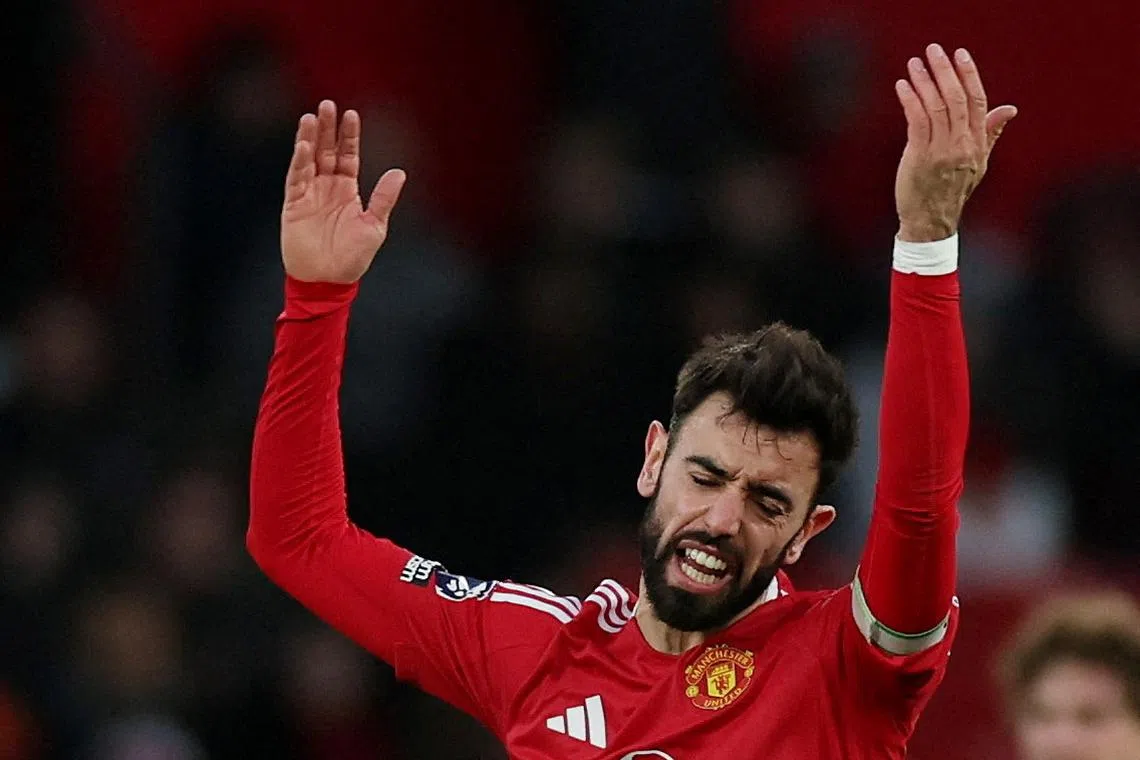Manchester United skipper Bruno Fernandes has admitted his gesticulating and complaining can rile up both teammates and opponents.