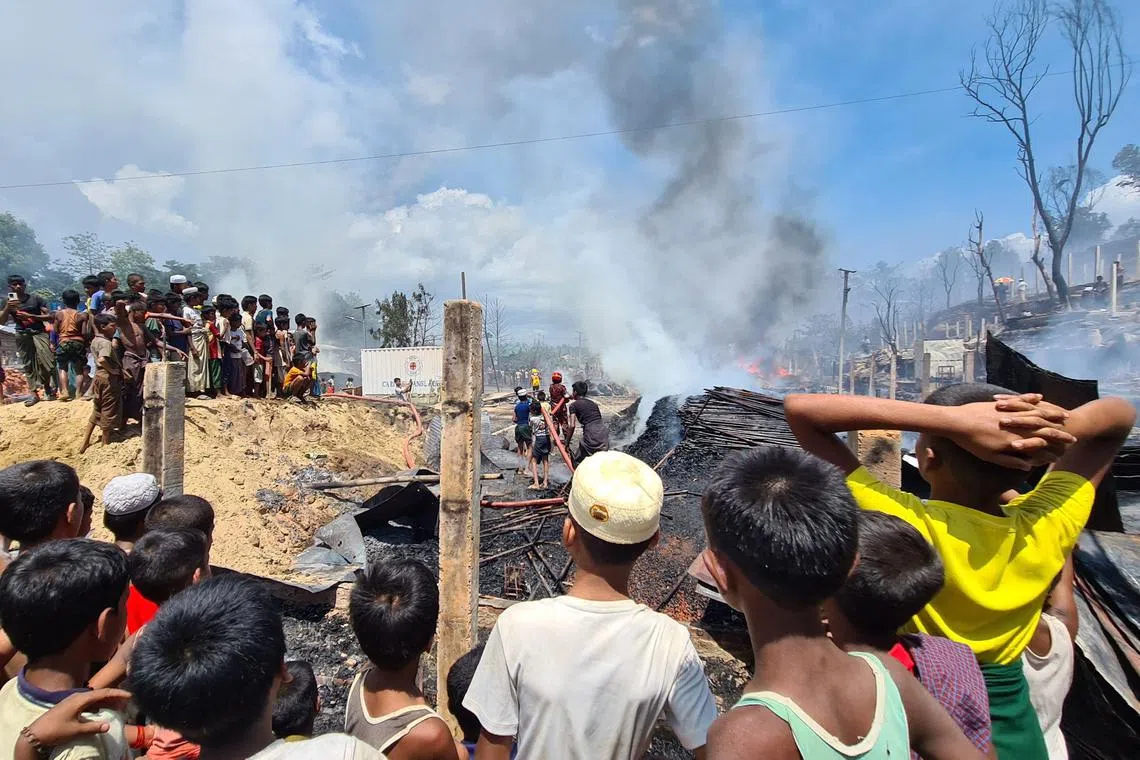 After escaping a military-led crackdown in 2017, nearly a million Rohingya live crammed into refugee camps in Bangladesh’s border district of Cox’s Bazar.