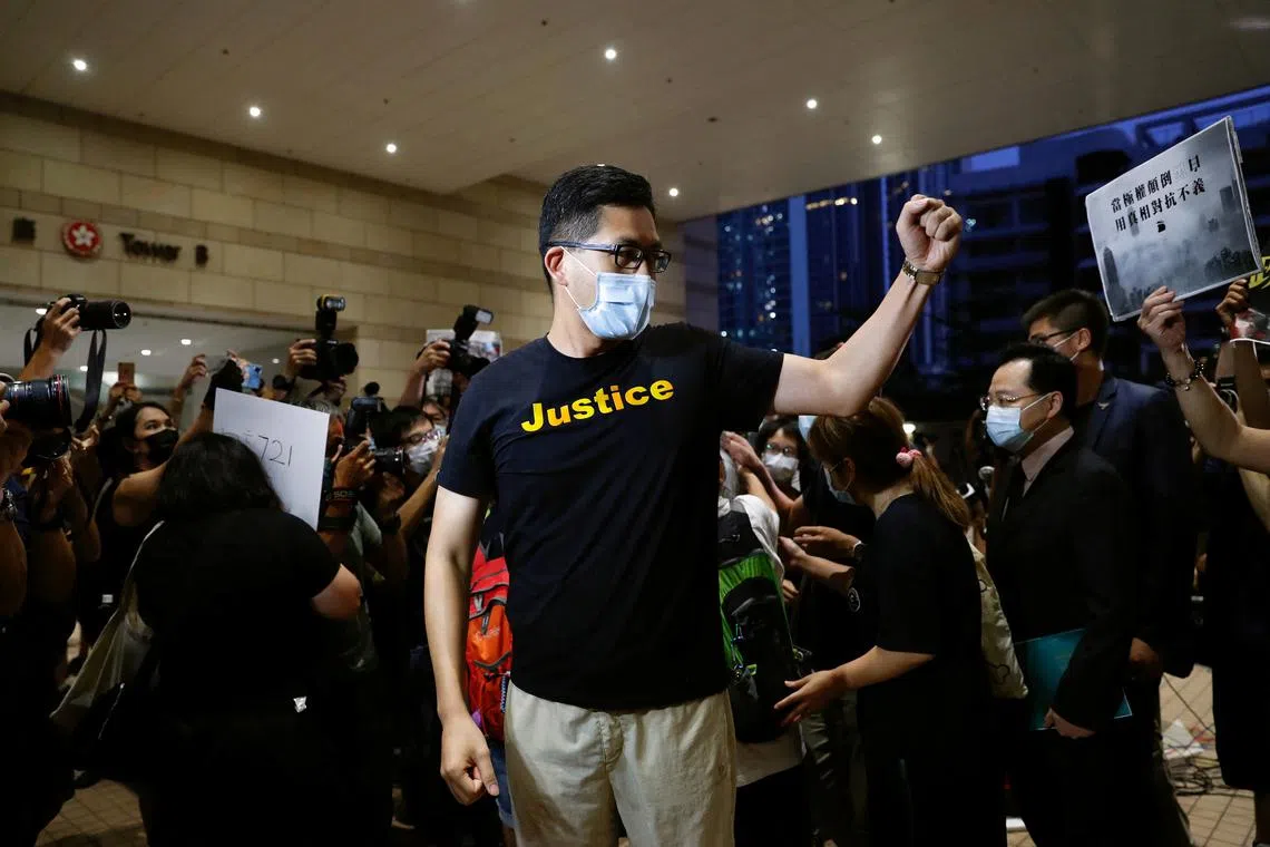 Ex-lawmaker Lam Cheuk-ting is already serving a sentence of nearly seven years.