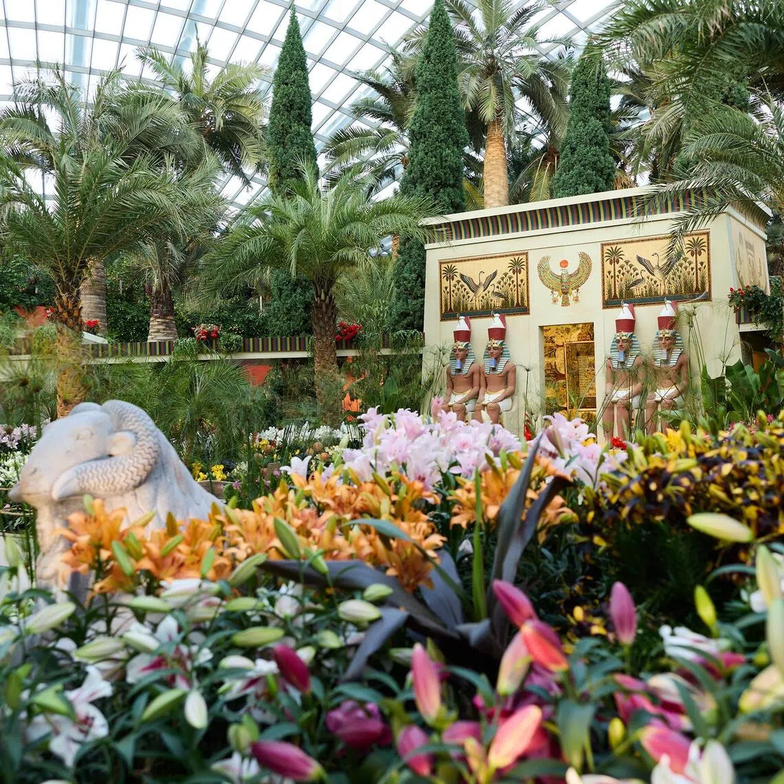 Lilytopia at Gardens by the Bay’s Flower Dome.