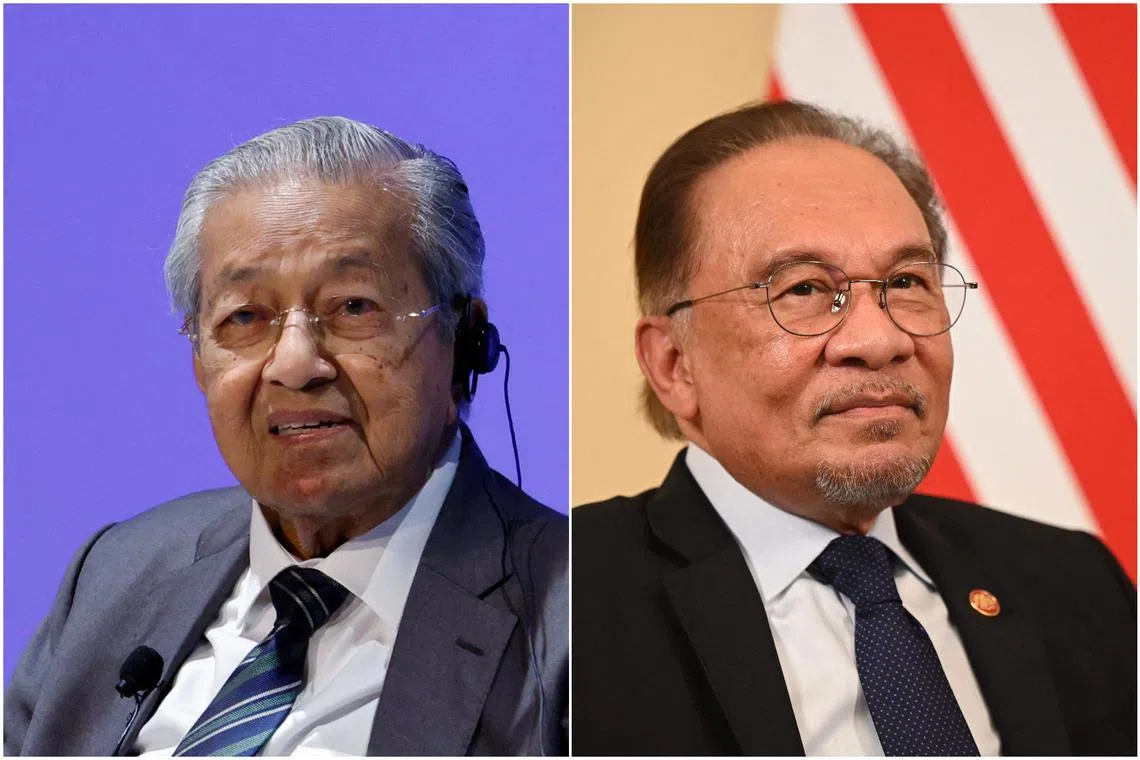 Former Malaysian premier Mahathir Mohamad alleged that Prime Minister Anwar Ibrahim’s pardon did not follow proper procedures.