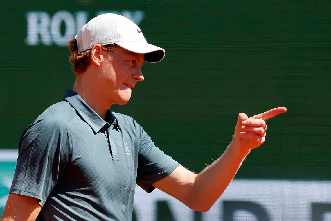 Jannik Sinner survives energy dip, end of streak to see off Tomas Machac in Monte Carlo Masters