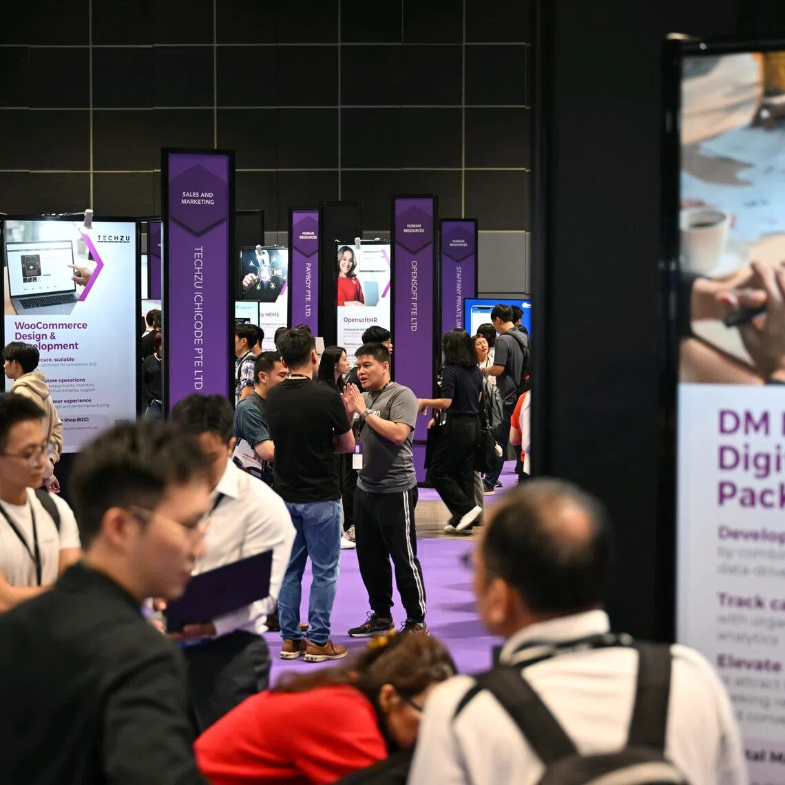 The inaugural SMEs Go Digital Day 2025 at Suntec Singapore Convention & Exhibition Centre on Oct 7.