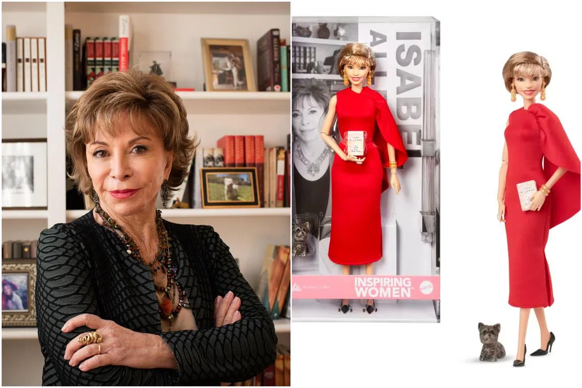 Chilean author Isabel Allende has been immortalised in recycled plastic with her own Barbie doll.
