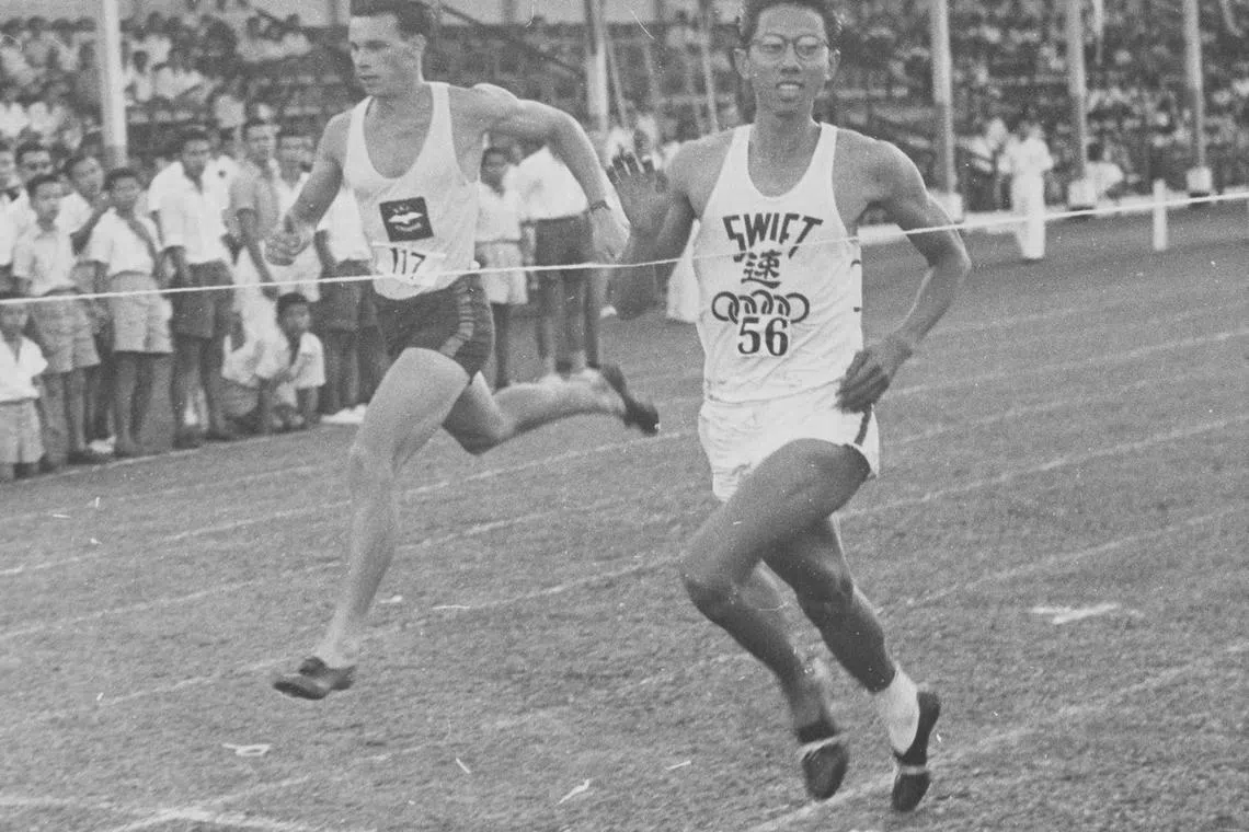 Tan Eng Yoon winning from A/C K. T. Howard, 15 July 1955. 