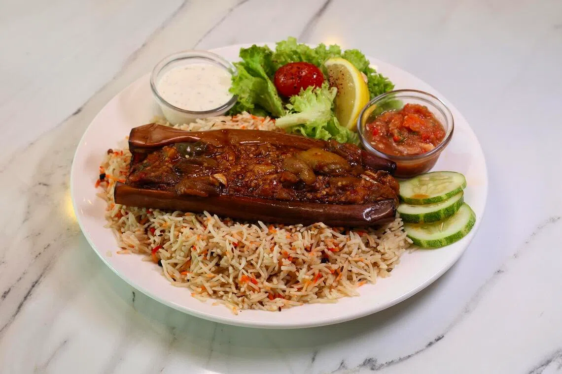Mandhi Brinjal is a new dish at Hadramawt Kitchen.