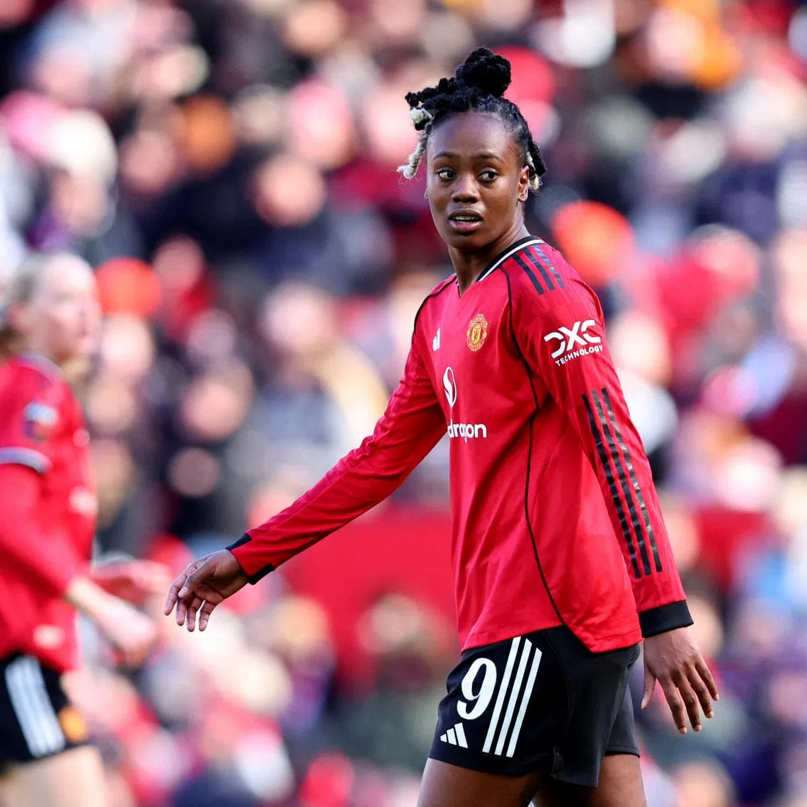 Soccer Football - Women's Super League - Manchester United v Manchester City - Old Trafford, Manchester, Britain - March 28, 2026 Manchester United's Melvine Malard looks on Action Images via Reuters/Craig Brough