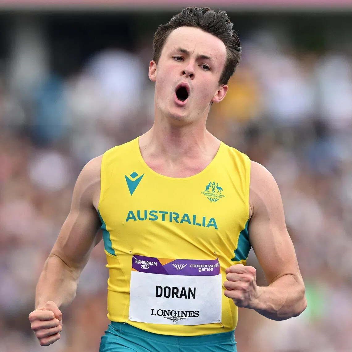 Sprinter Jake Doran represented Australia at two world championships and the 2022 Commonwealth Games.
