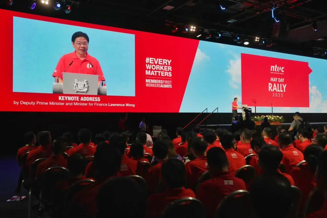 Painting a picture of a grim economic landscape, DPM Lawrence Wong said it has become harder for Singapore to earn a living.