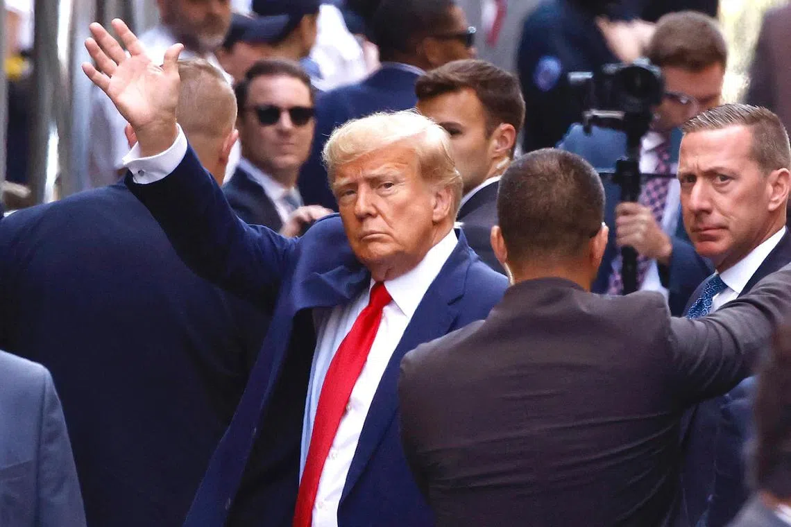 Prosecutors charged Trump with 34 felony counts for falsifying business records related to a “catch-and-kill” scheme. 