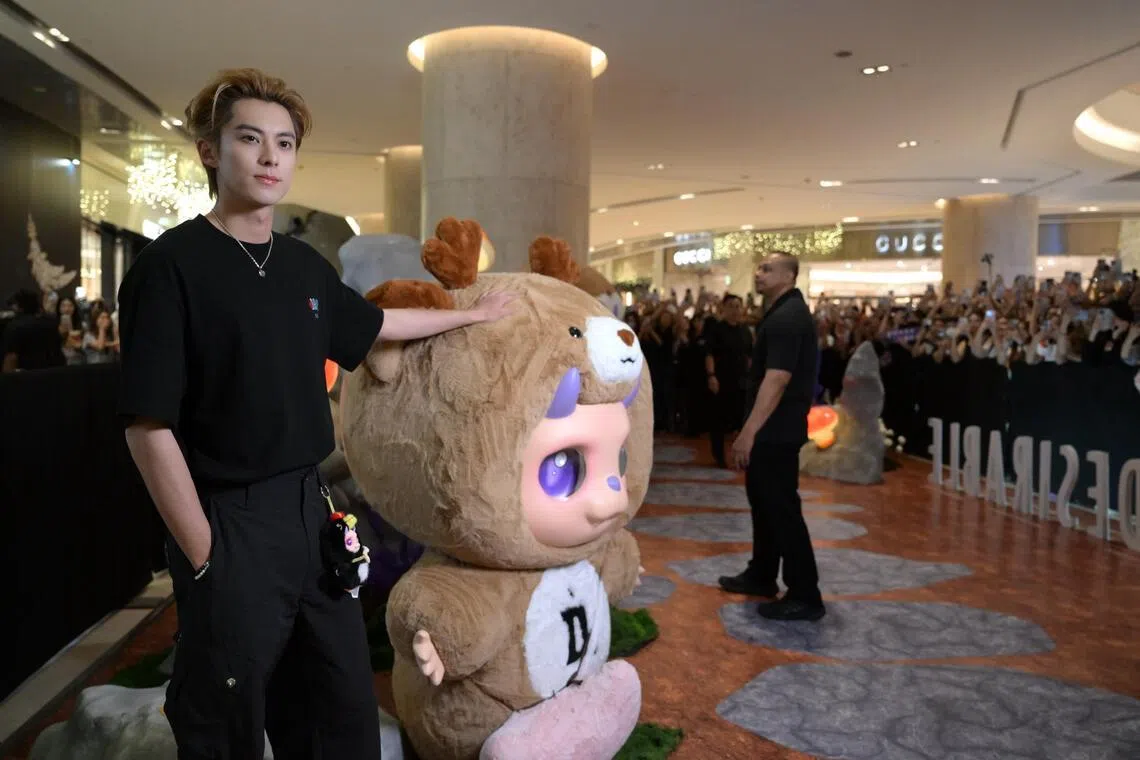 Actor Dylan Wang raves about ‘unforgettable’ D.Desirable collab with Singapore artist Ah Guo