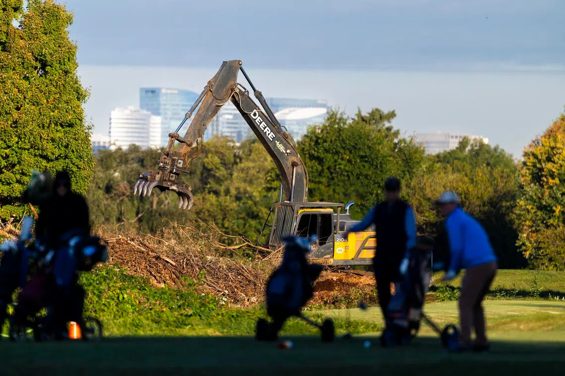 More than 500 trees have already been cut down at the East Potomac Golf Links.