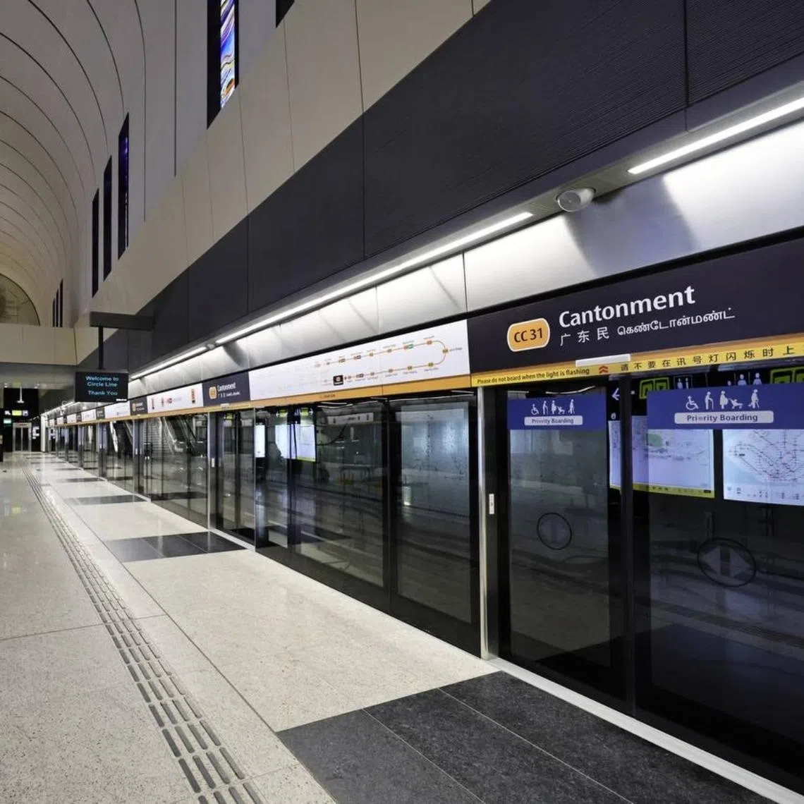 The new stations close the loop of the Circle Line, which first began operations in 2009, and after more than 30 years in the making.