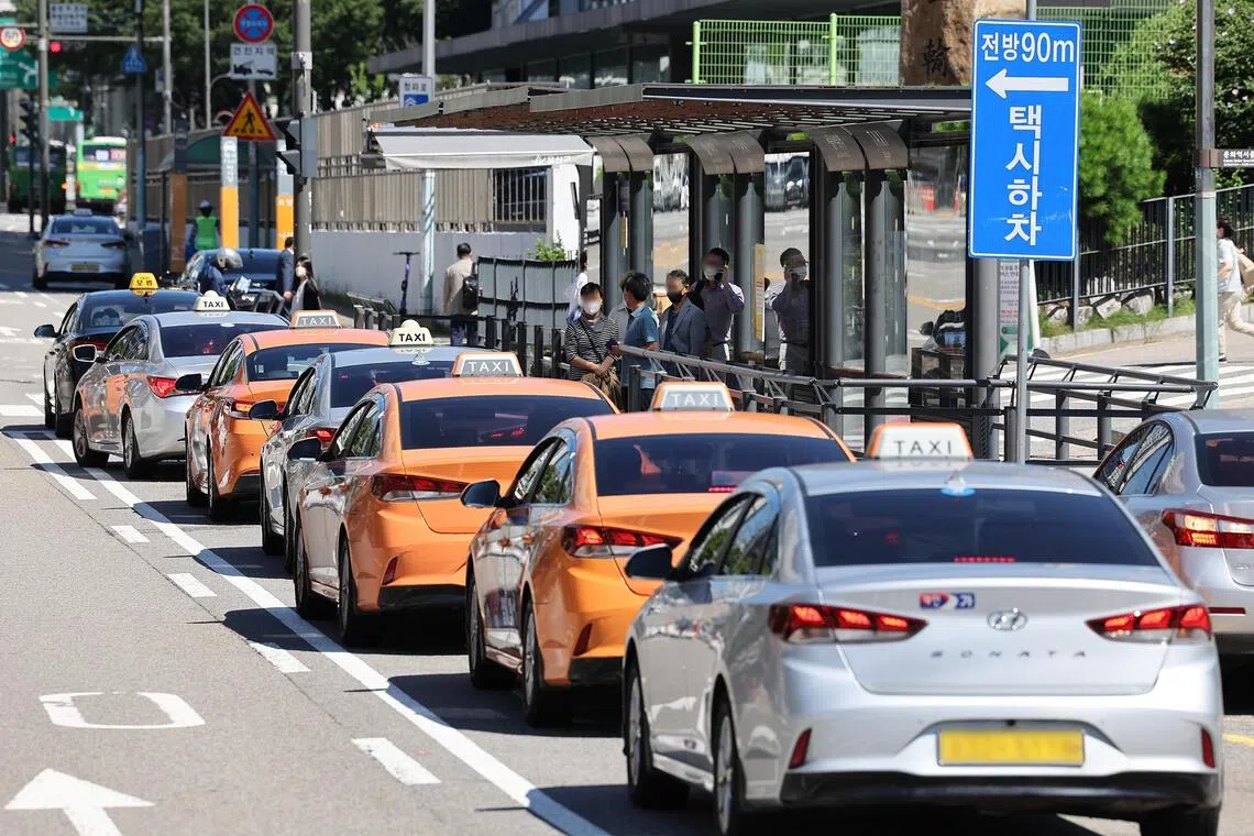 The driver reportedly mixed rice porridge, soda and coffee to create "fake vomit", which he used to trick drunk passengers.