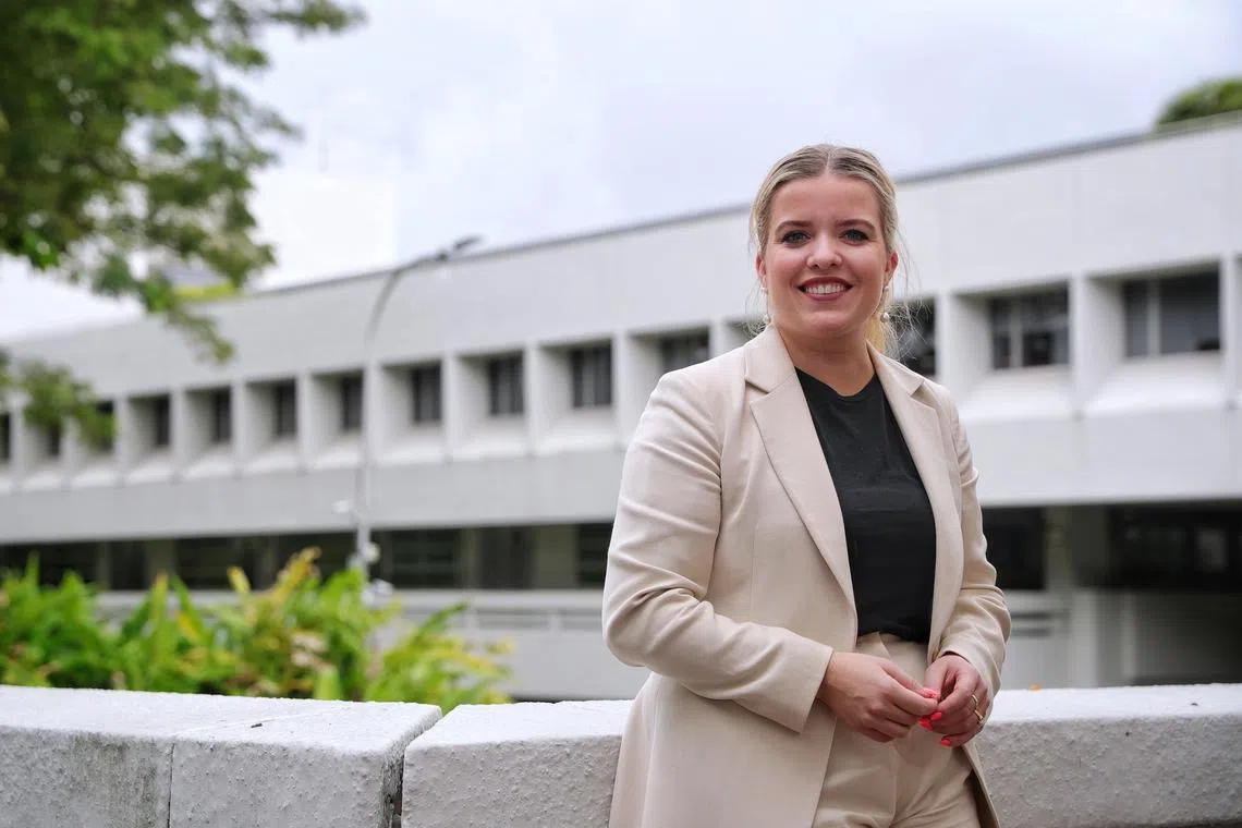 Ms Áslaug Arna Sigurbjörnsdóttir, Icelandic Minister of Higher Education, Science and Innovation, visiting Nanyang Technological University on Nov 11, 2022.