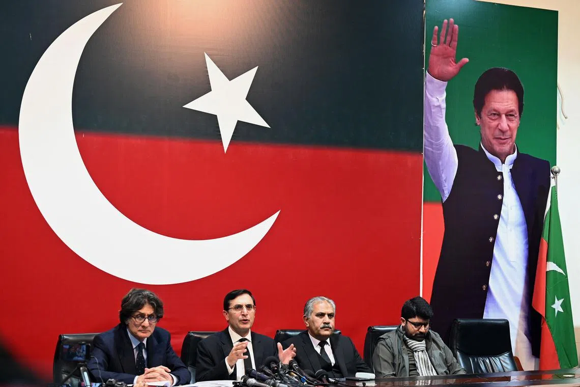 The party, the Pakistan Tehreek-e-Insaf (PTI), alleges the military is attempting to keep it out of the election race, a charge the army denies.