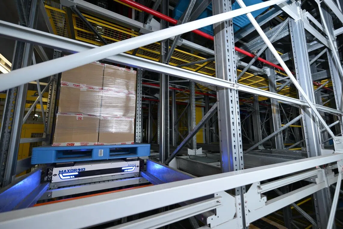 The 28m-tall system which uses autonomous shuttles has increased storage capacity by more than 20 per cent.