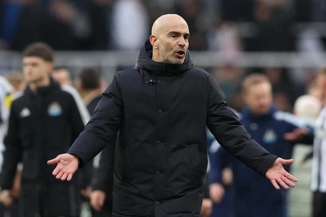 Soccer Football - Premier League - Newcastle United v Chelsea - St. James' Park, Newcastle, Britain - December 20, 2025 Chelsea manager Enzo Maresca reacts after the match REUTERS/Scott Heppell