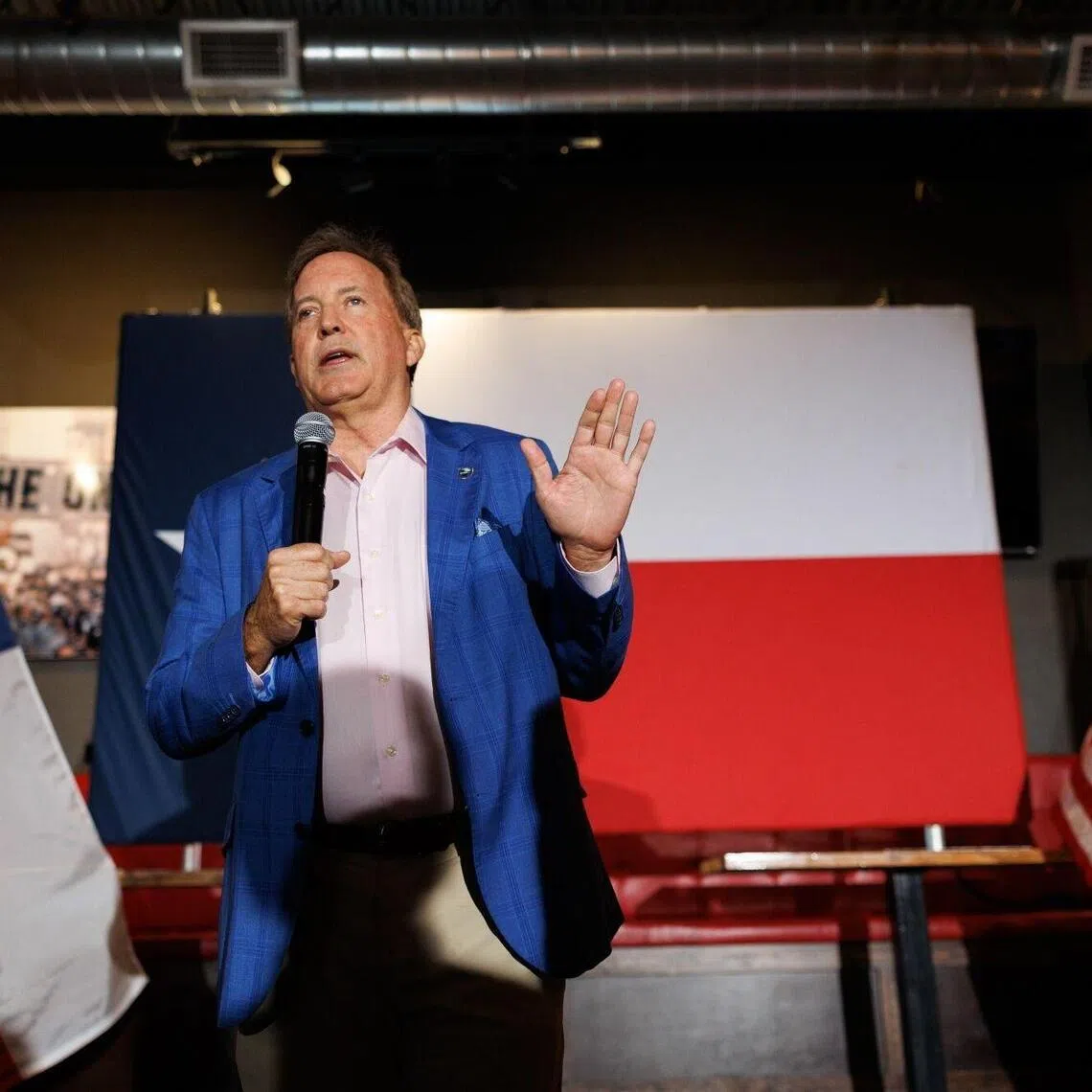 Mr Ken Paxton was impeached by the Texas House, indicted for felony fraud, reported to the FBI by his top aides and is being divorced by his wife on biblical grounds, though he has denied any wrongdoing.