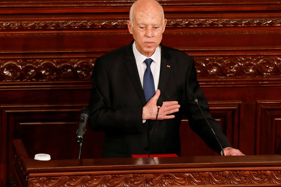 The man had been sentenced to death for Facebook posts criticising President Kais Saied.