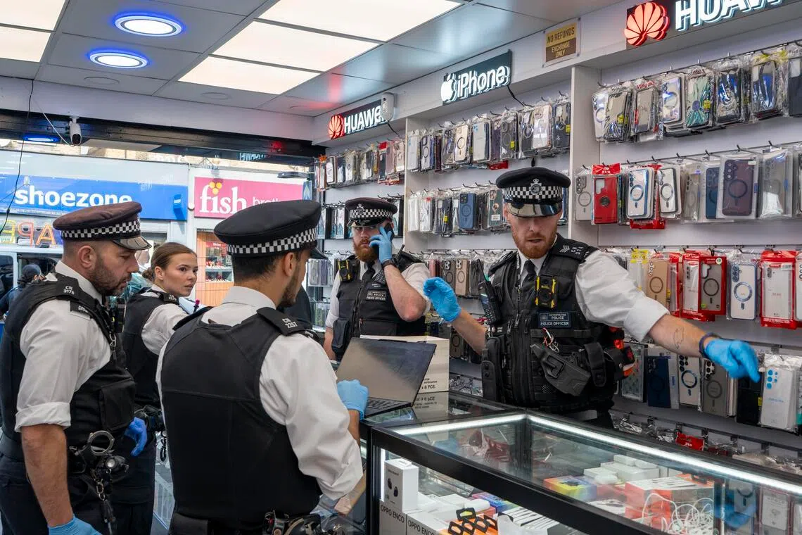 Their mobile phones were stolen in London. Then the threats started
