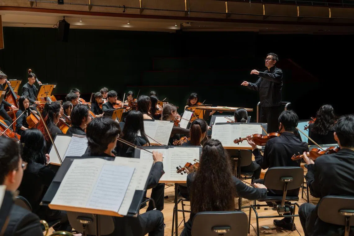 The Yong Siew Toh Orchestral Institute led by principal conductor Jason Lai performed its last concert before the students sit their examinations.