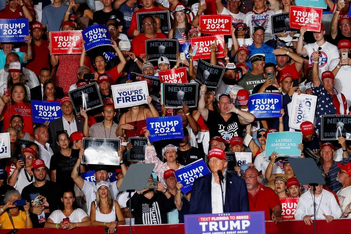 In a mocking tone, Trump called Mr Biden’s choice of Ms Harris, the first Black and woman vice-president, his “one brilliant decision”.

