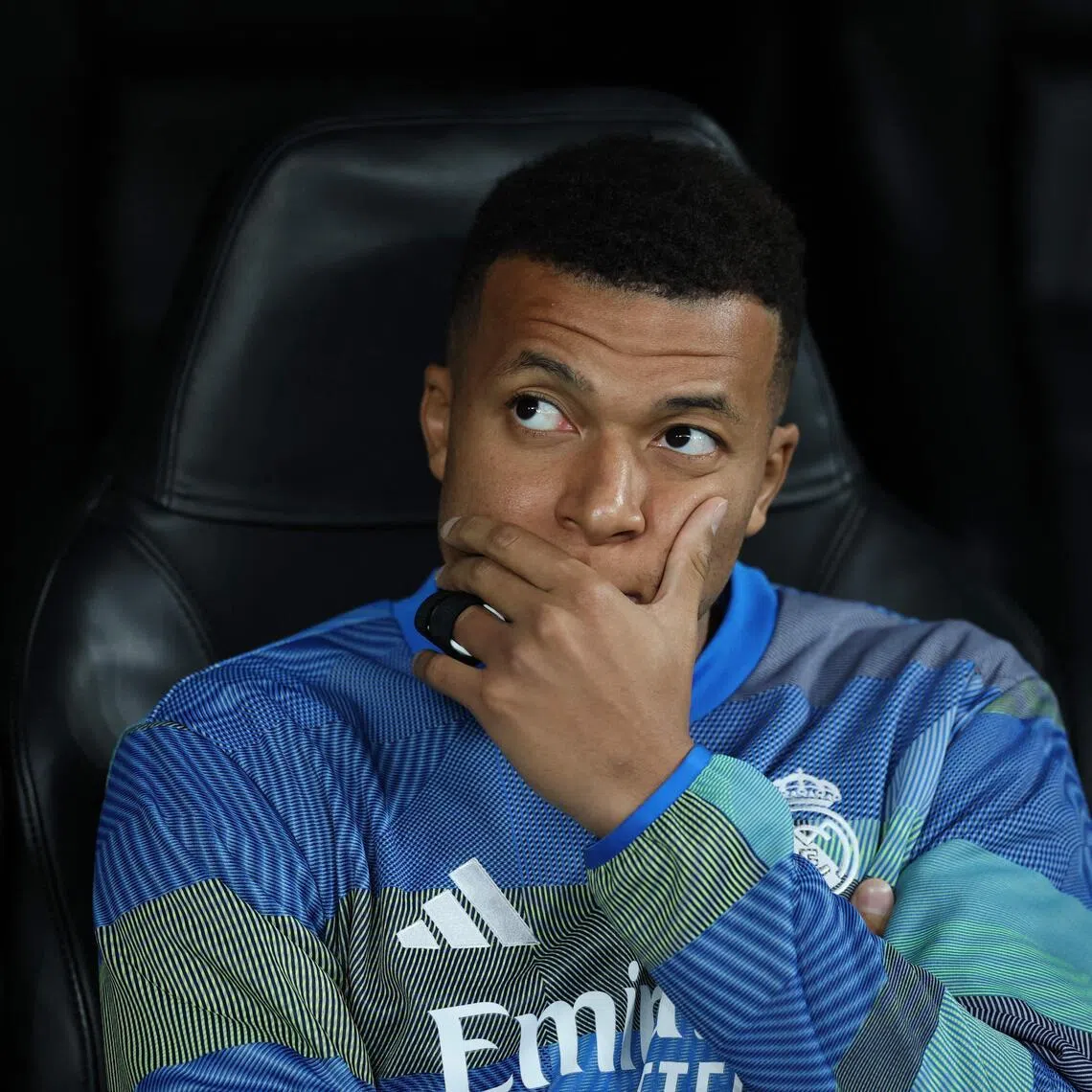 Kylian Mbappe’s status for the Spanish Supercopa is in serious doubt after the Real Madrid star suffered a sprained left knee in training.
