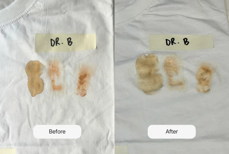 Best stain remover in Singapore: Test for Dr Beckmann Stain Pen