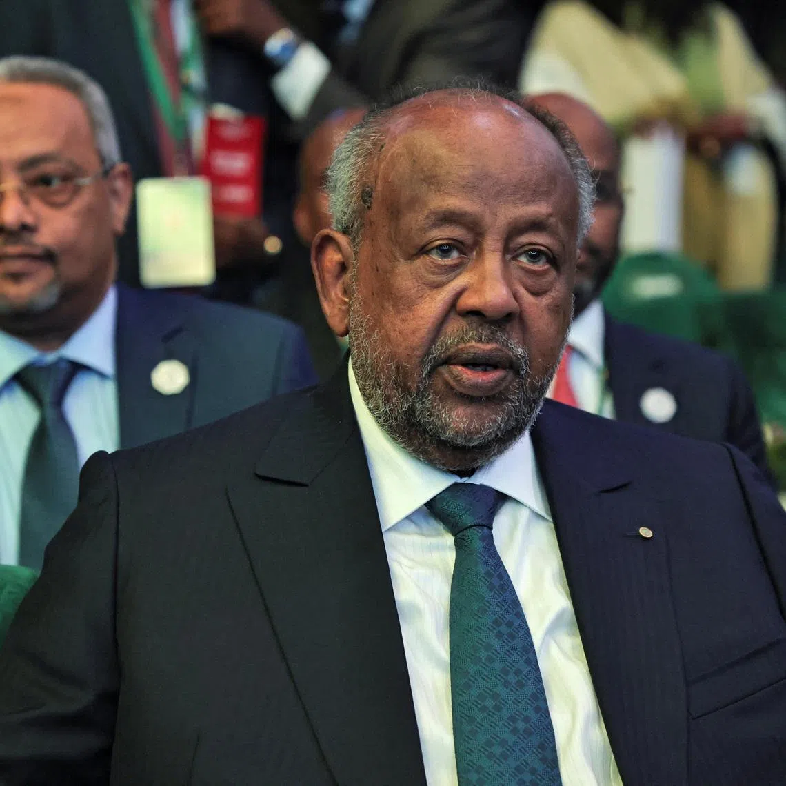President of Djibouti, Ismail Omar Guelleh, attends the Second Africa Climate Summit (ACS2) in Addis Ababa, Ethiopia, September 8, 2025. REUTERS/Tiksa Negeri