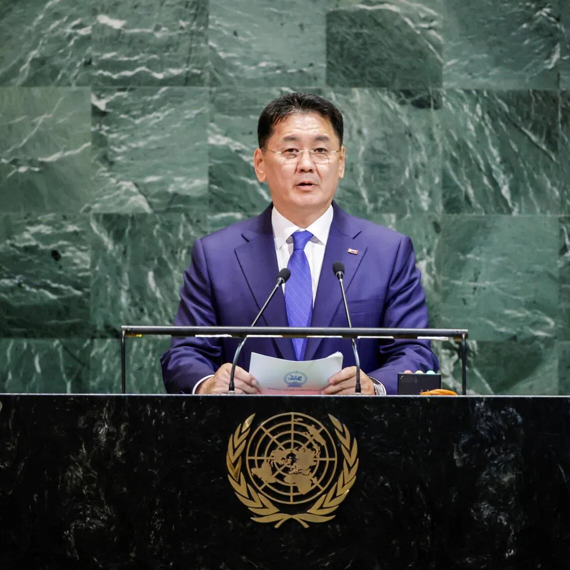 President Khurelsukh Ukhnaa vetoed a parliamentary vote to dismiss the prime minister by appealing to constitutional principles and legal procedures.