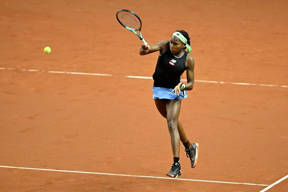 World number six Gauff committed 53 unforced errors with 24 winners.