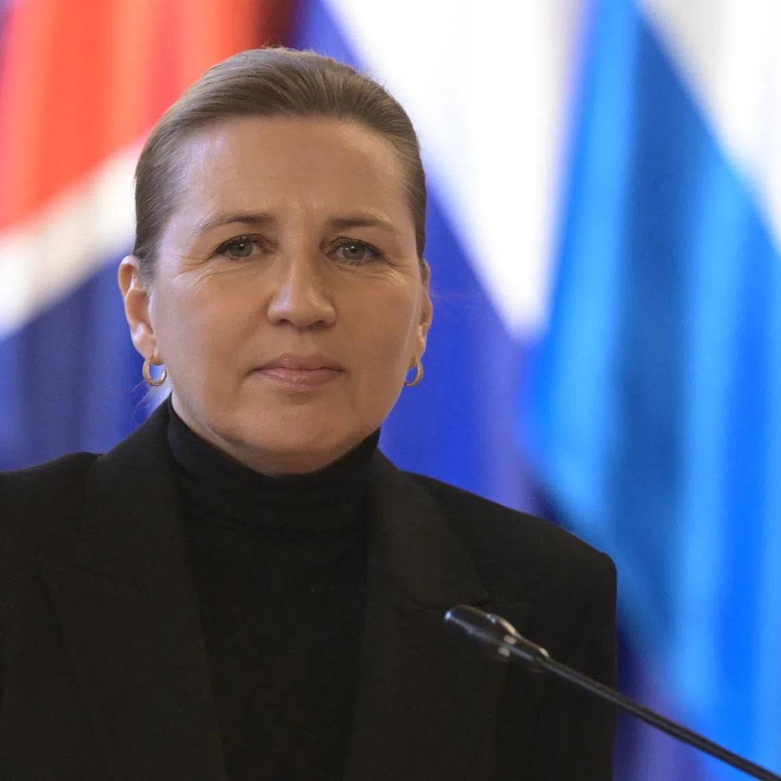 Danish Prime Minister Mette Frederiksen attends a session with heads of state at the Hamburg Townhall, on the day of the third international North Sea Summit, in Hamburg, Germany January 26, 2026. REUTERS/Fabian Bimmer/Pool
