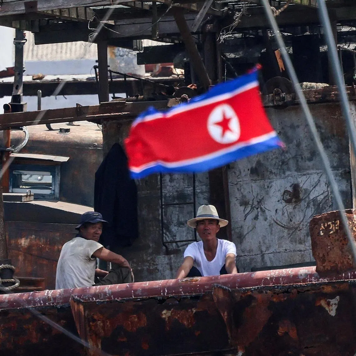 A Seoul-based human rights group said the trade was sustained by forced labour and a shipping network that runs through China and Russia.