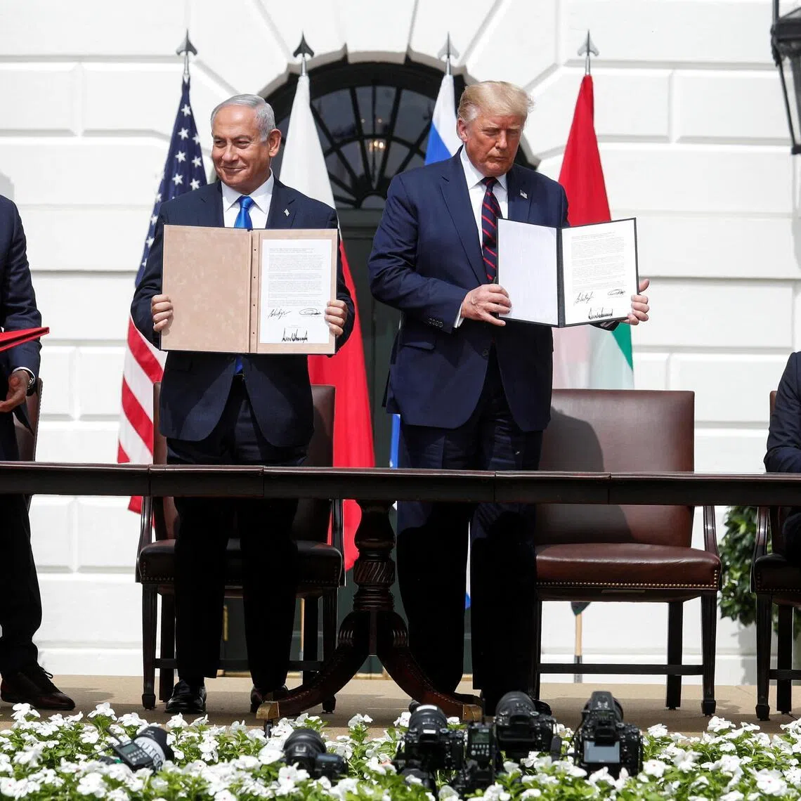 The UAE recognised Israel in 2020 under the US-brokered Abraham Accords, breaking with the Arab consensus that the Palestinian question should be resolved before ties are normalised.
