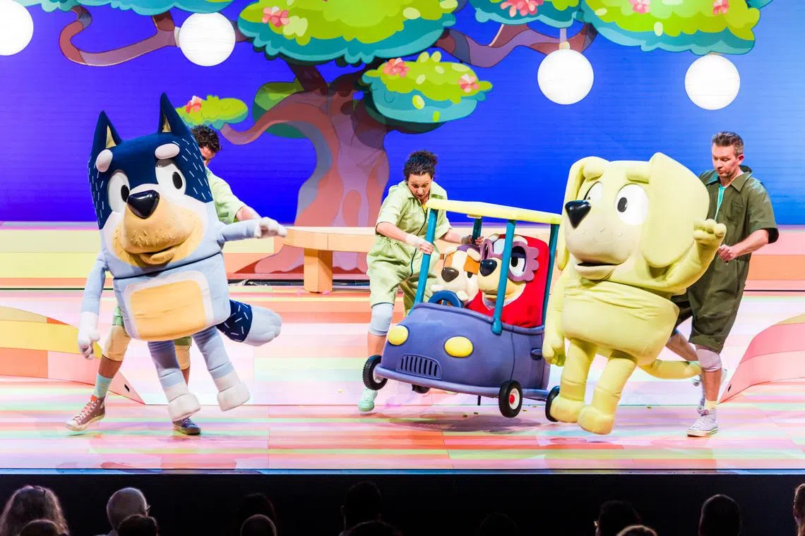 ecfun19 - Bluey’s Big Play is debuting in Asia at Singapore’s Sands Theatre from June 13 to 23. 

PHOTO: DARREN THOMAS