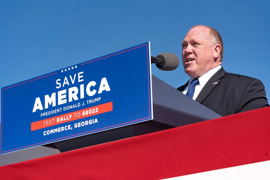 Mr Homan, who served in Trump administration for a year and a half during his first term, is also a contender for secretary of homeland security.